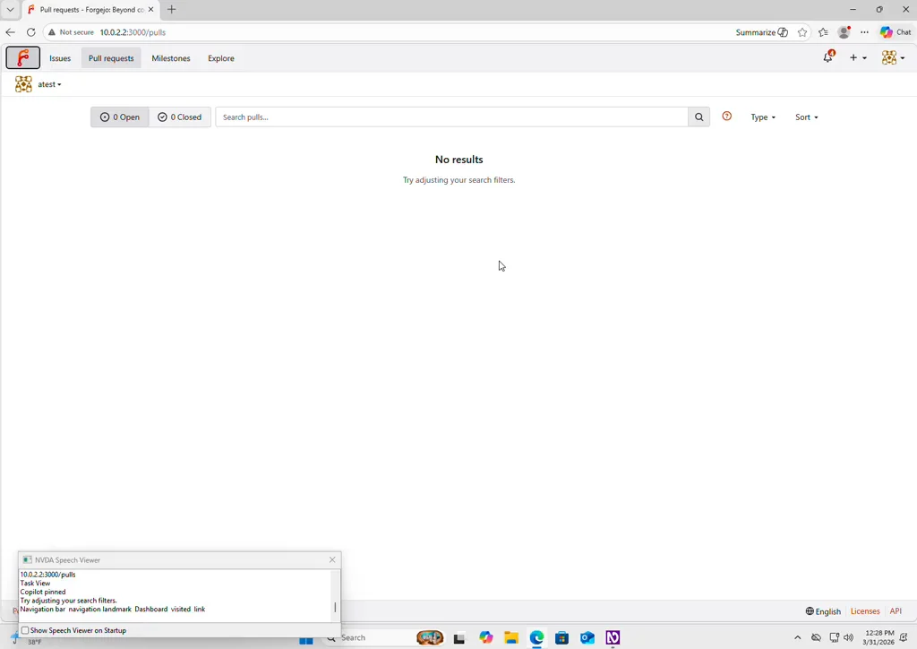 Localhost:3000 Setup Accessing localhost:3000 in VirtualBox for NVDA testing on macOS ...